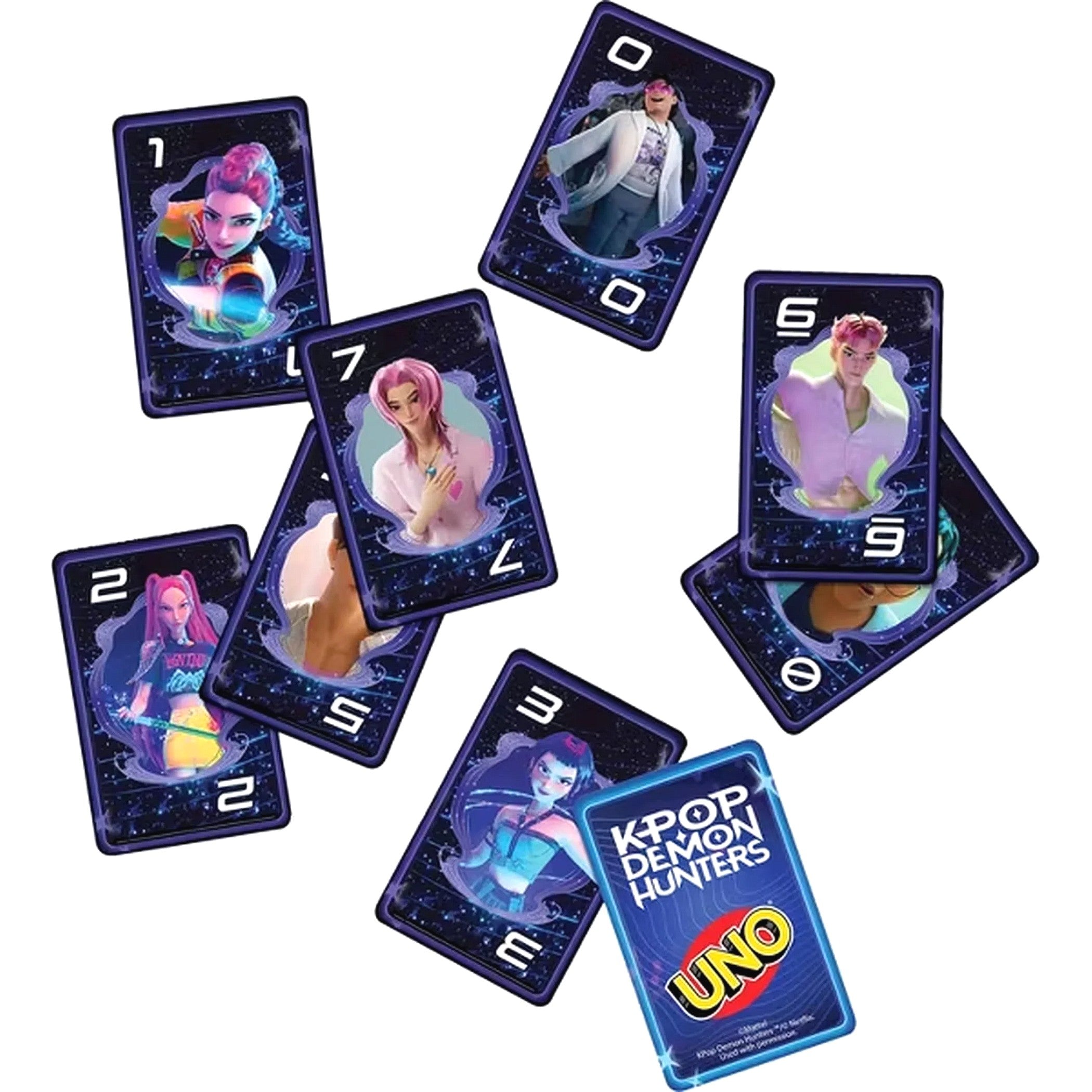 UNO - KPop Demon Hunters Card Game - Mattel Games