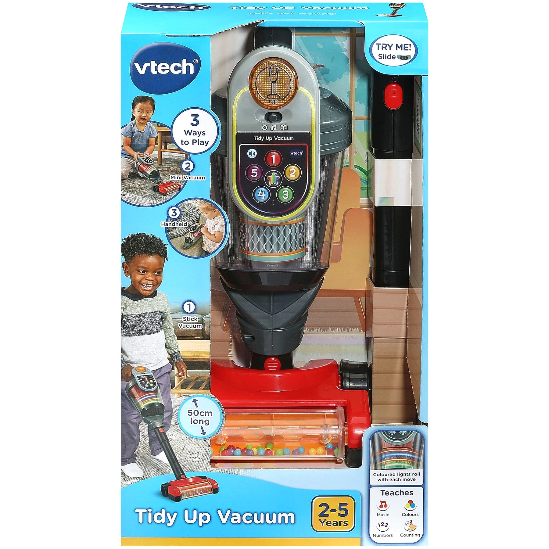 VTech - Tidy Up Vacuum Red