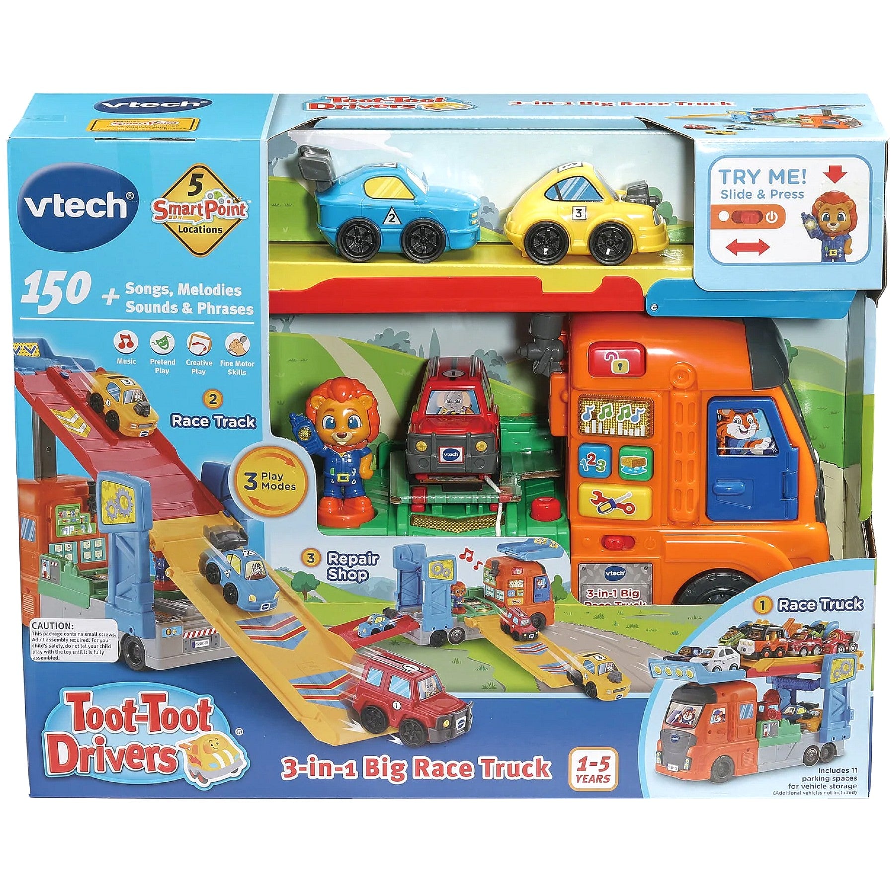 VTech - Toot-Toot Drivers 3-In-1 Big Race Truck