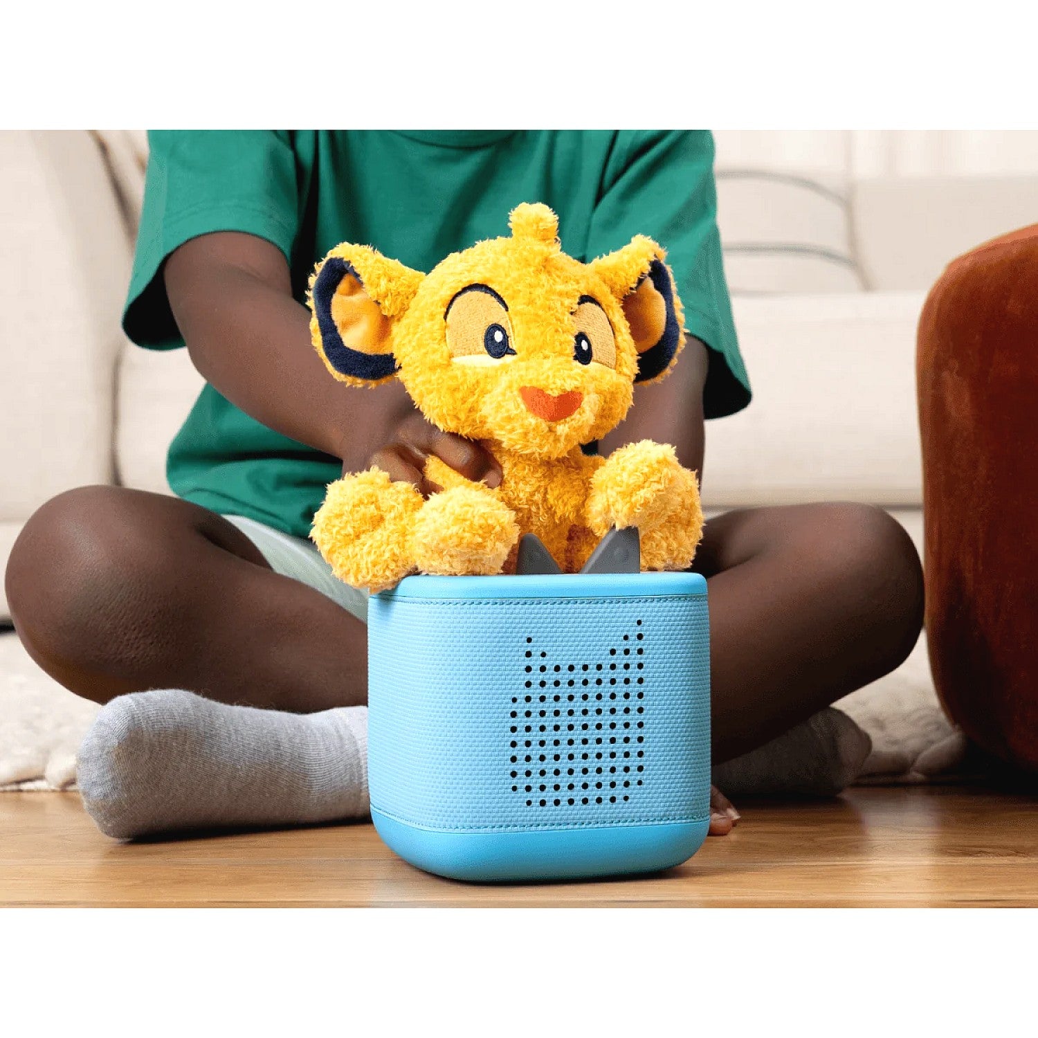 Tonies - Cuddle Tonie: Disney Simba Tonie Audio Character Plush (Toniebox not Included)