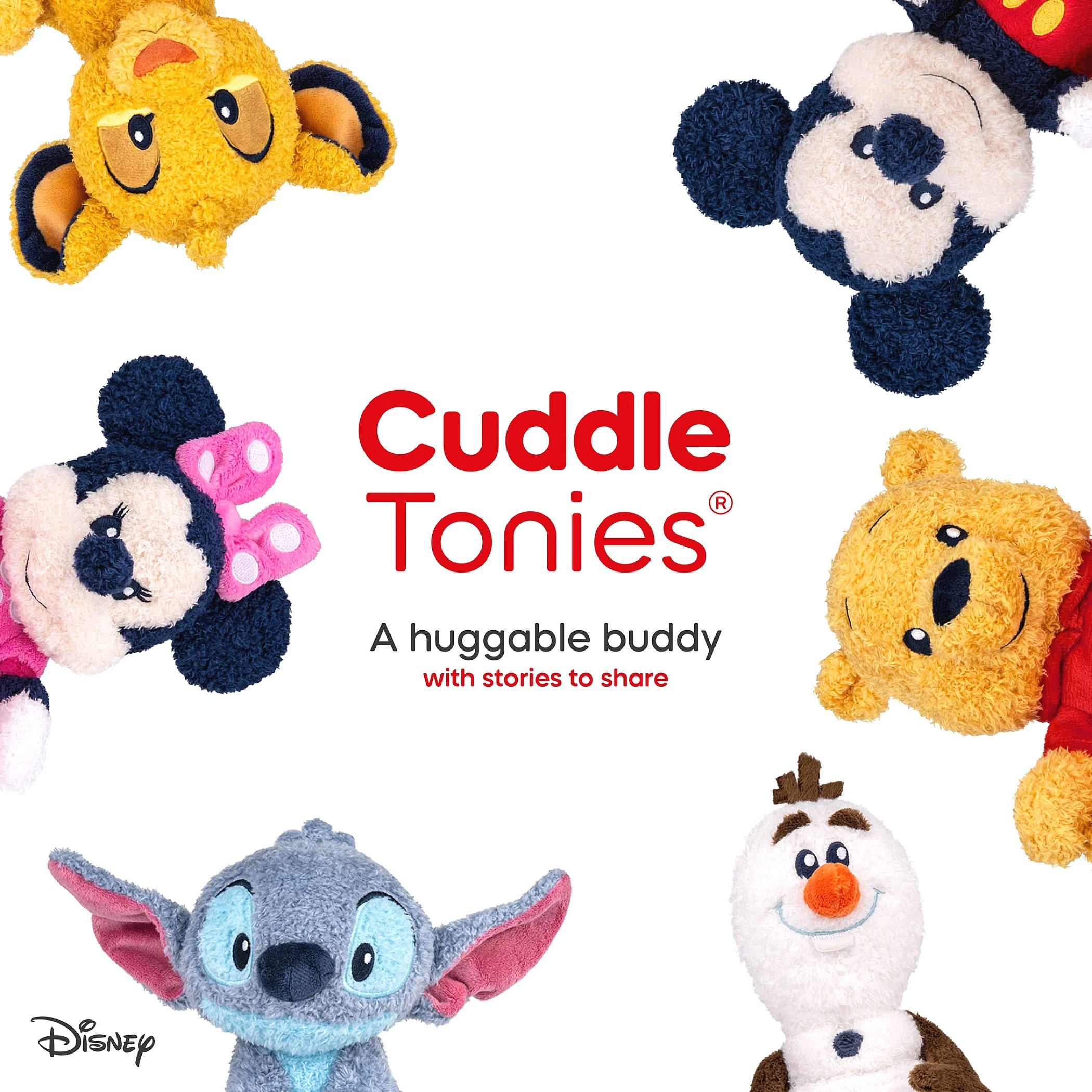 Tonies - Cuddle Tonie: Disney Mickey Mouse Tonie Audio Character Plush (Toniebox not Included)