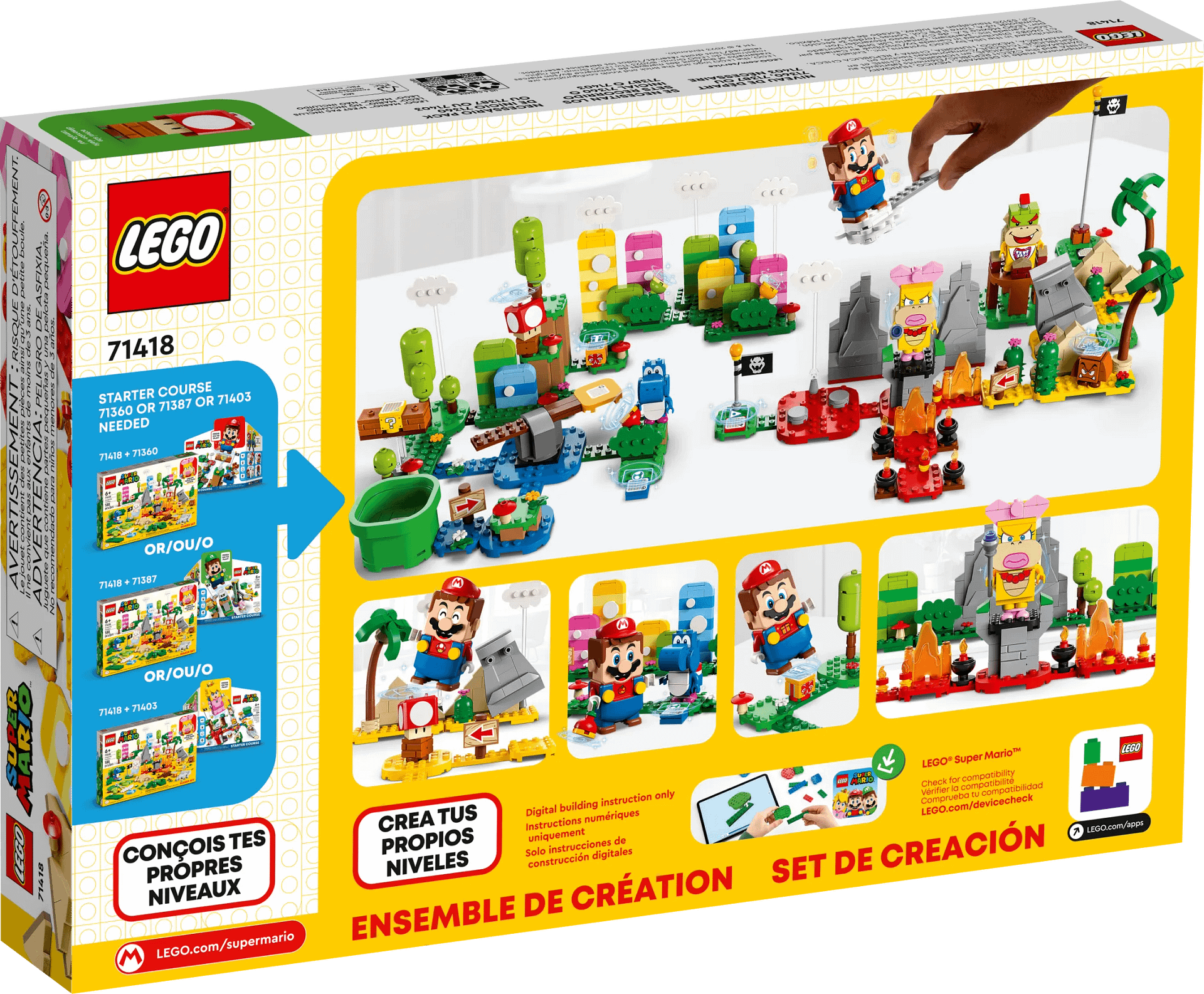 LEGO® 71418 Creativity Toolbox Maker Set - Super Mario™