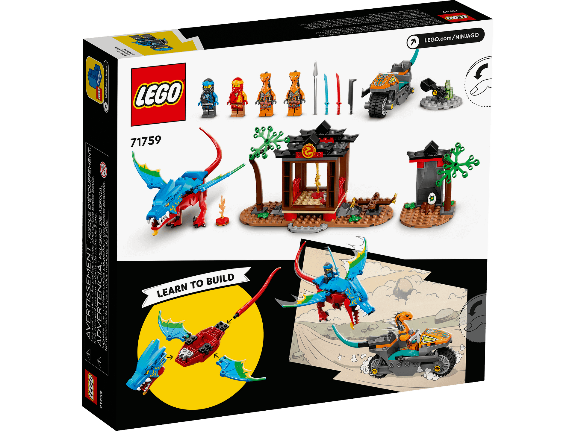 LEGO 71759 Ninja Dragon Temple - Ninjago 4+