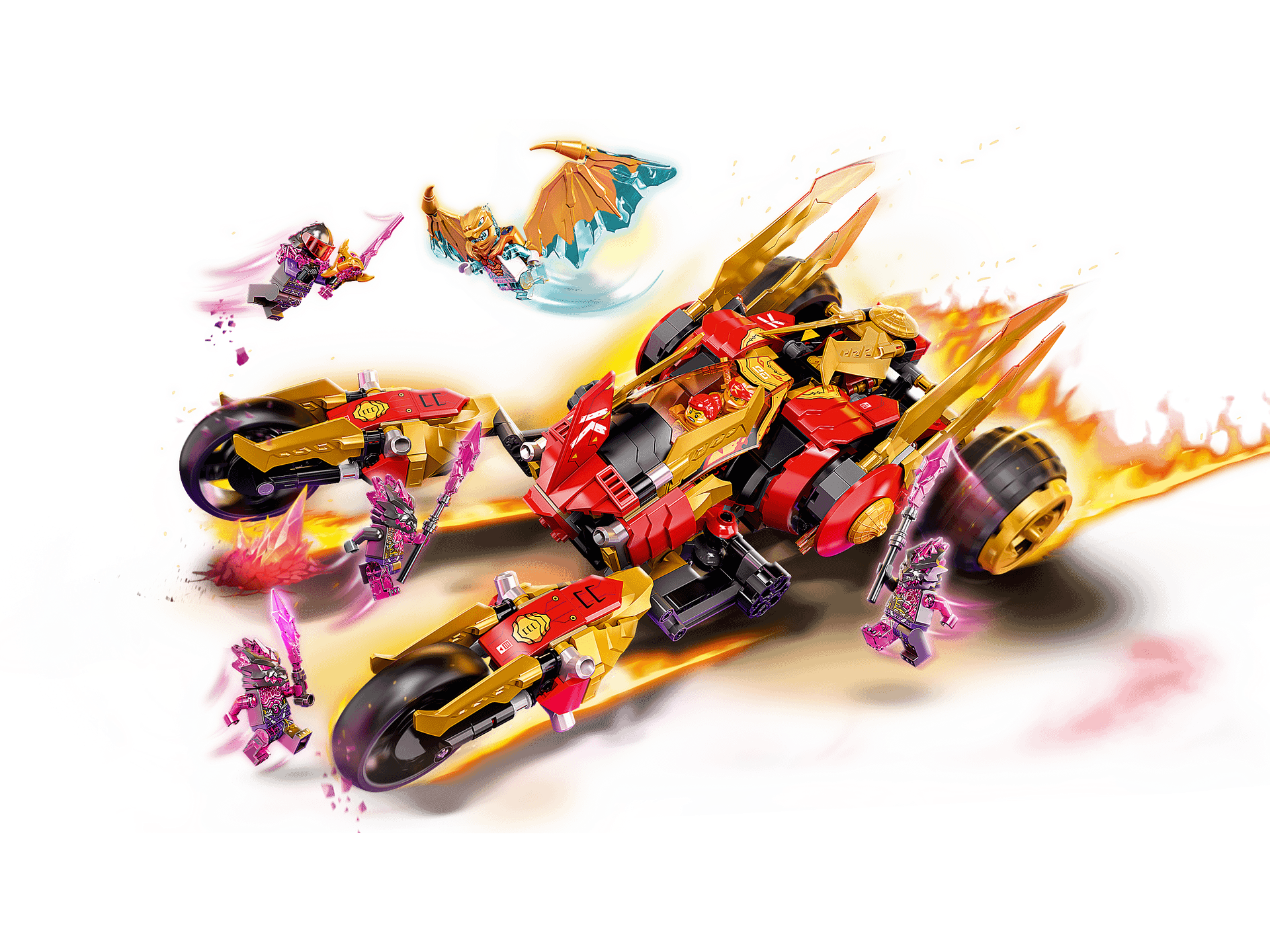 LEGO 71773 Kai s Golden Dragon Raider - Ninjago