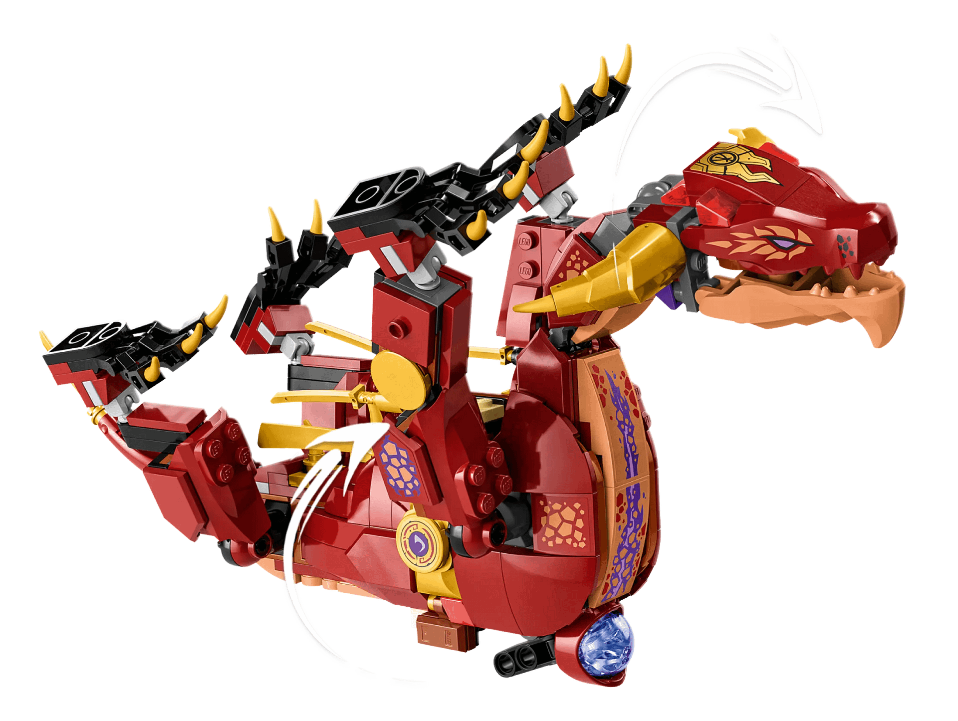 LEGO 71793 Heatwave Transforming Lava Dragon - Ninjago