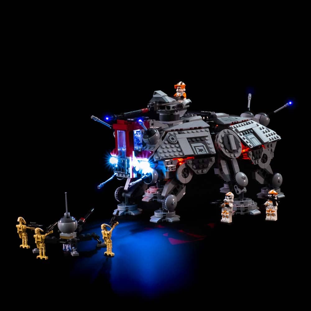Light My Bricks - LIGHT KIT for LEGO AT-TE Walker 75337 - Light My Bricks
