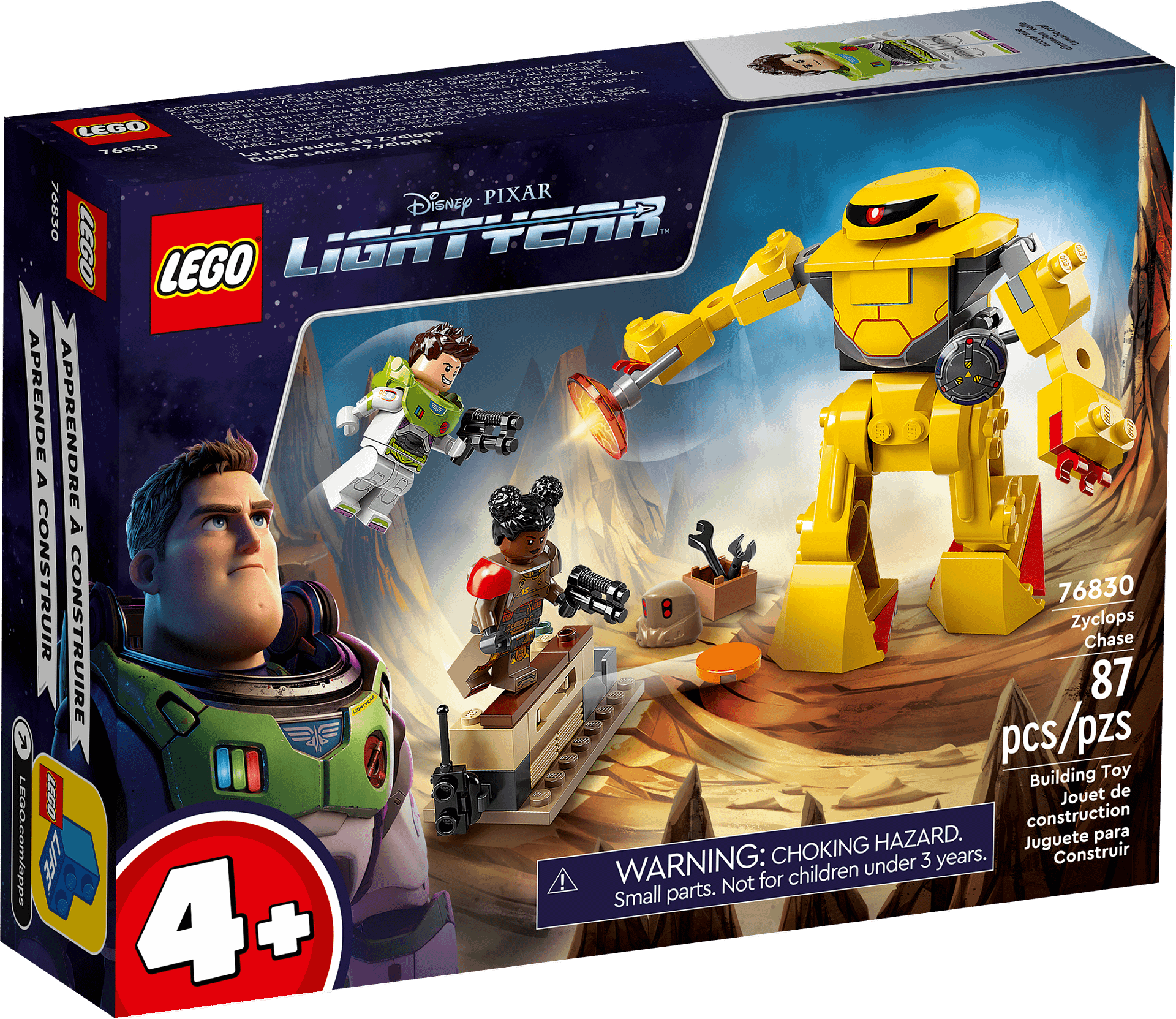 LEGO 76830 Zyclops Chase - Buzz Lightyear Disney 4+