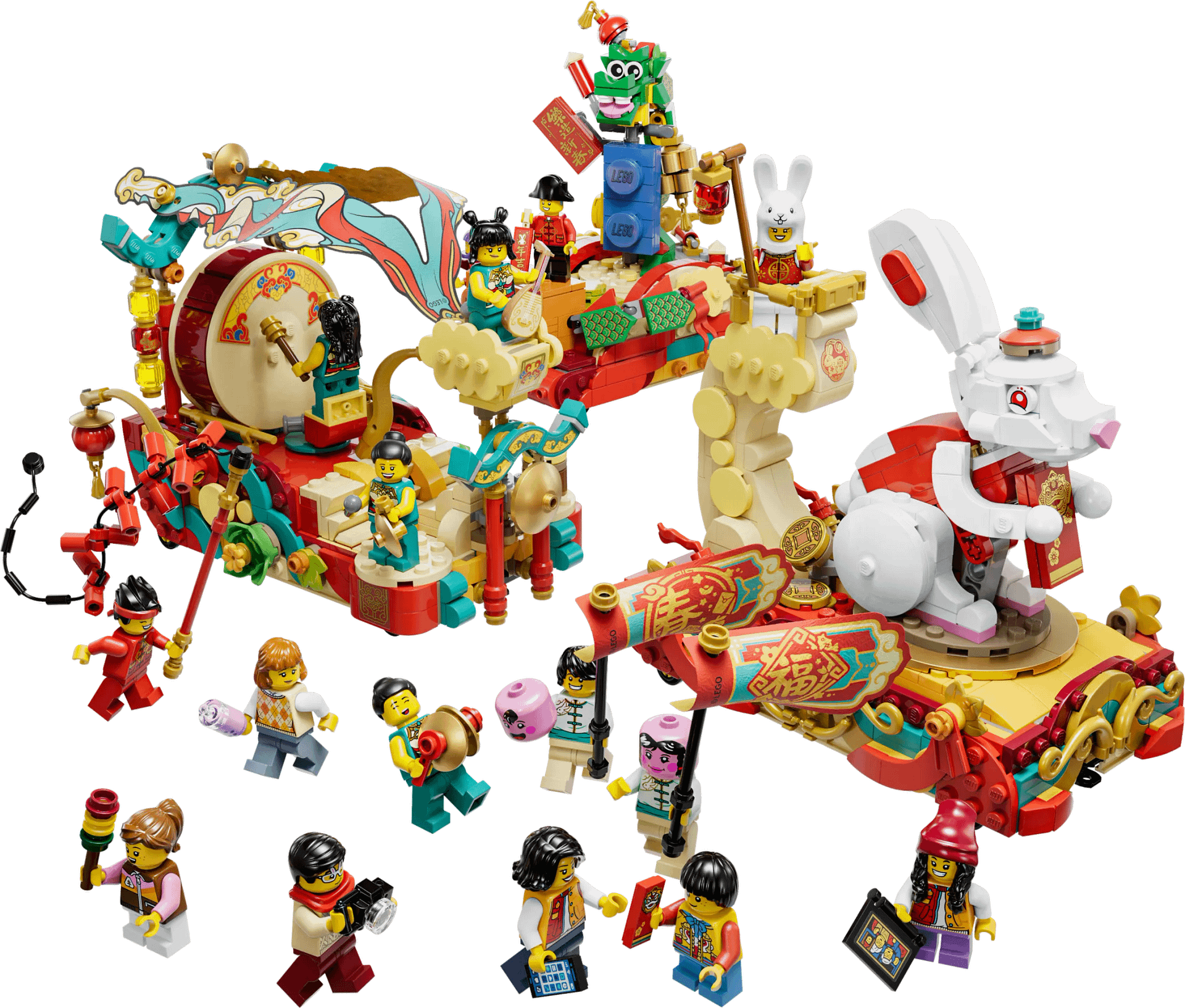 LEGO 80111 Lunar New Year Parade - Chinese Festivals