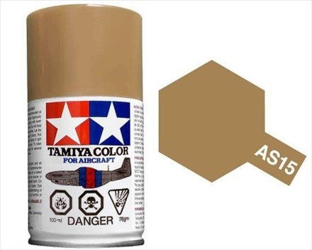 AS-15 TAMIYA ACRYLIC SPRAY PAINT 100ML (AIRCRAFT) TAN