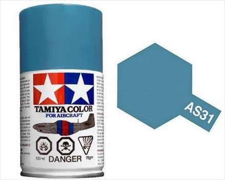 AS-31 TAMIYA ACRYLIC SPRAY PAINT 100ML (AIRCRAFT) OCEAN GRAY 2 RAF