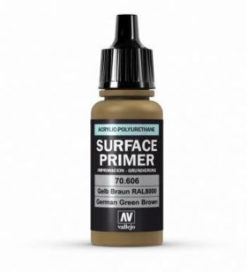 VALLEJO ACRYLIC POLYURETHANE - PRIMER GERMAN GREEN BROWN 70606