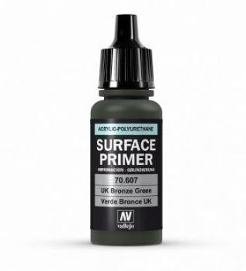 VALLEJO ACRYLIC POLYURETHANE - PRIMER BRONZE GREEN 70607