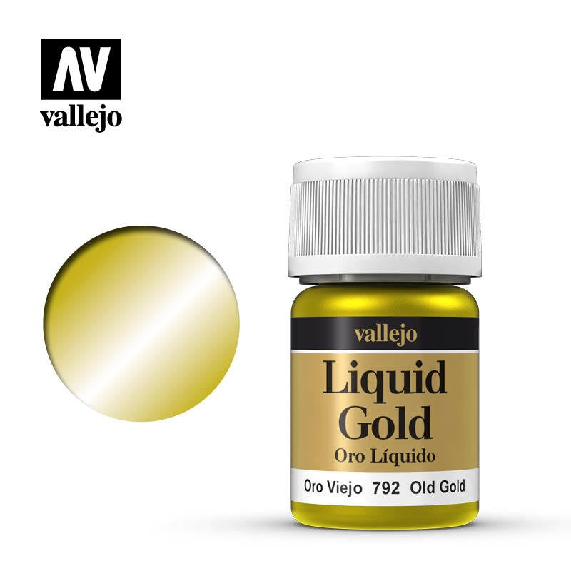 VALLEJO MODEL LIQUID METALLIC OLD GOLD AV70792 35ML