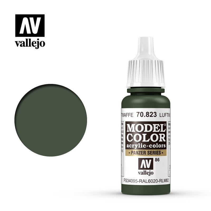 VALLEJO MODEL COLOR LUFTWAFFE GREEN AV70823