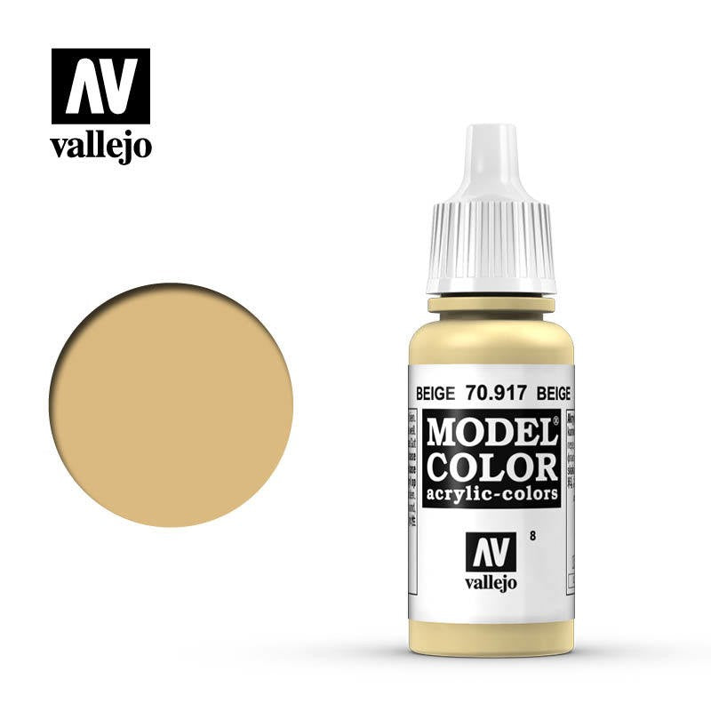 VALLEJO MODEL COLOR BEIGE 17ML AV70917