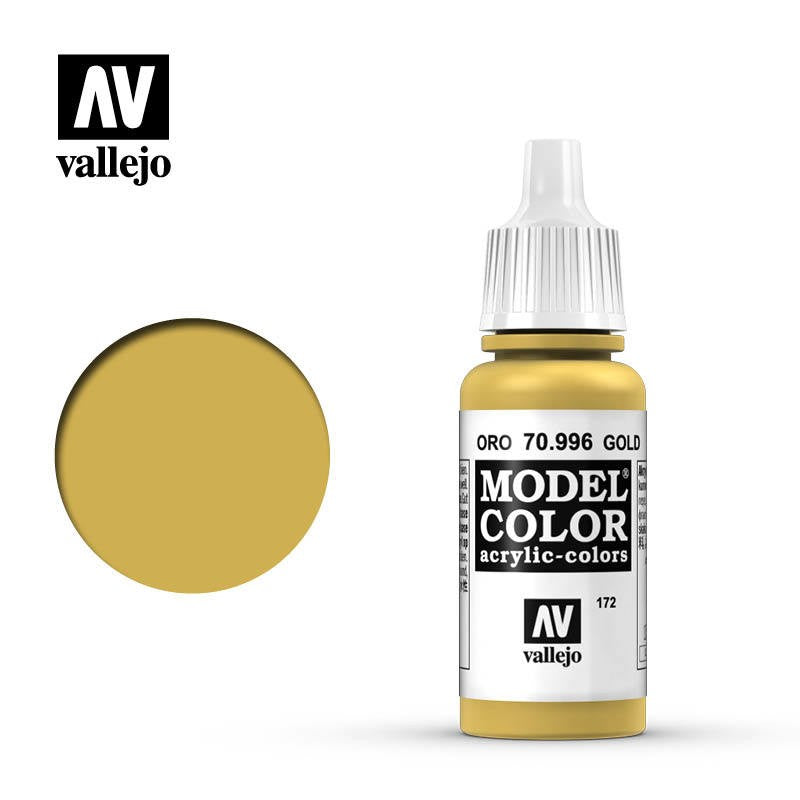 VALLEJO MODEL COLOR METALLIC GOLD 17ML AV70996