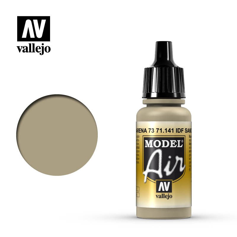 VALLEJO MODEL AIR ACRYLIC PAINT IDF SAND GREY 71141