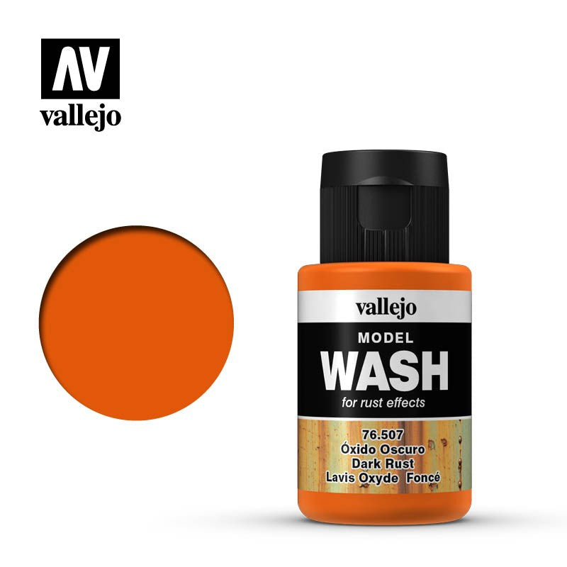 VALLEJO MODEL WASH DARK RUST 76507 35ML