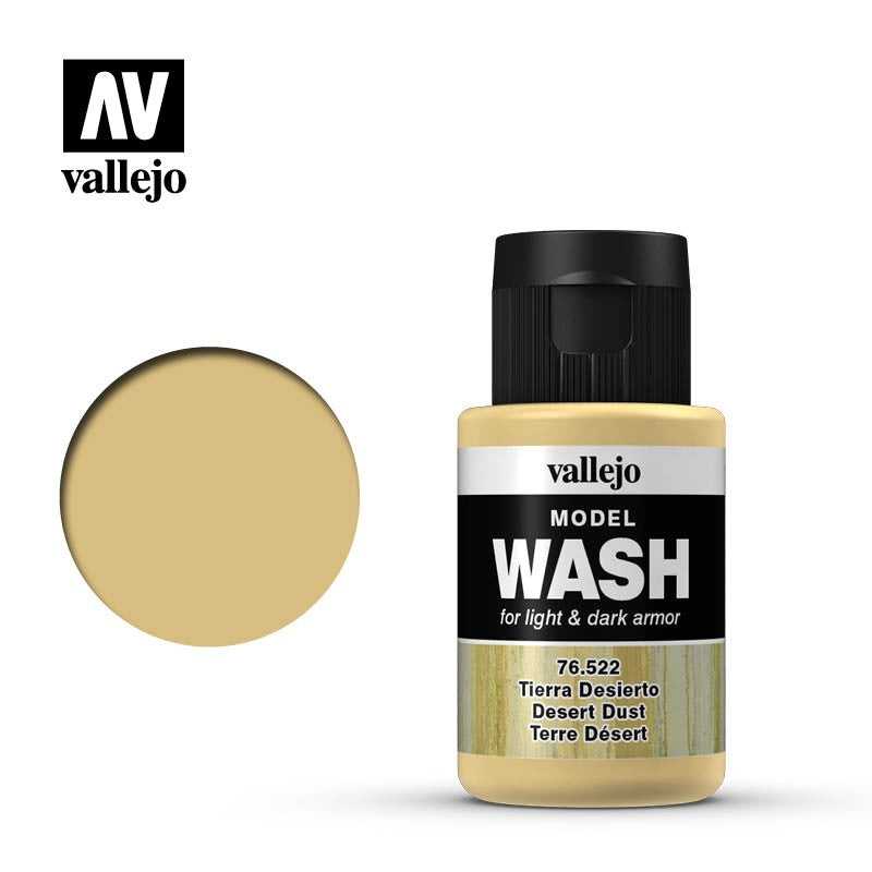 VALLEJO MODEL WASH DESERT DUST 76522 35ML