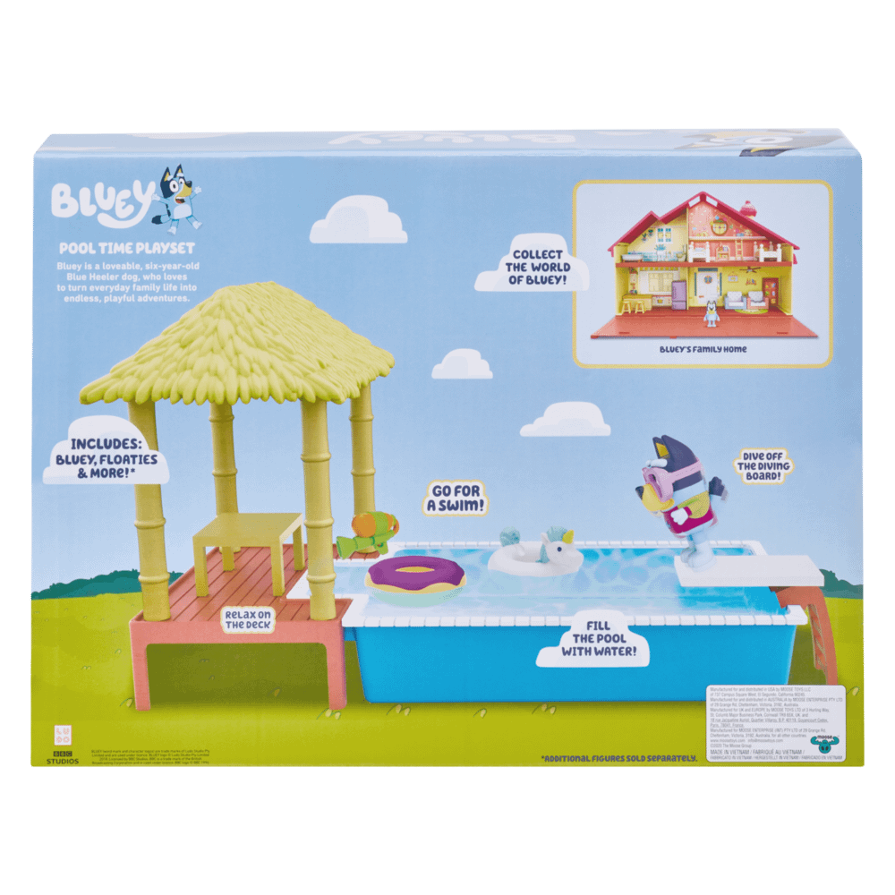 Bluey - Pool Time Fun Play Set