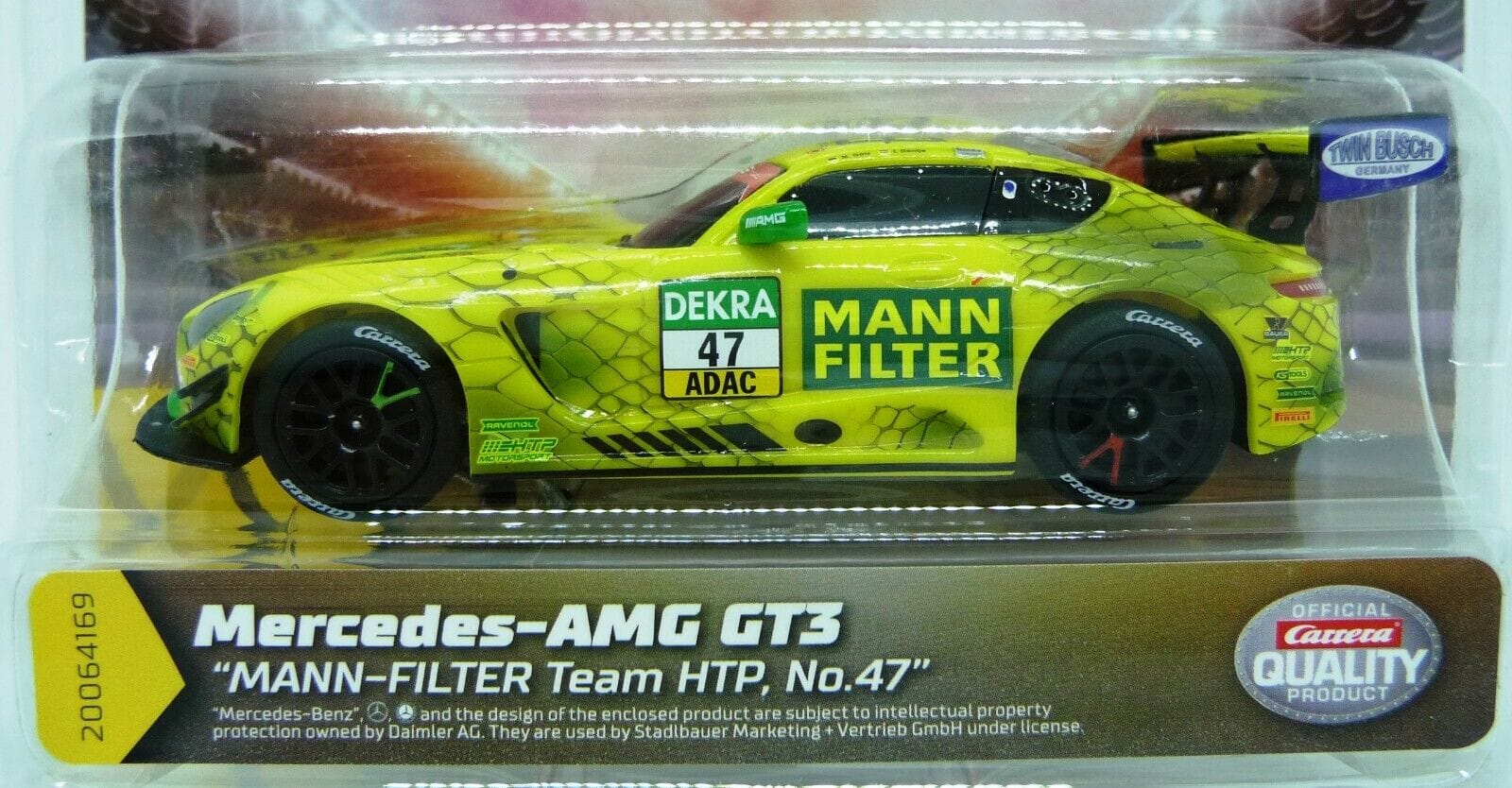 CARRERA GO Mercedes AMG GT3 Mann Filter Team HTP 47