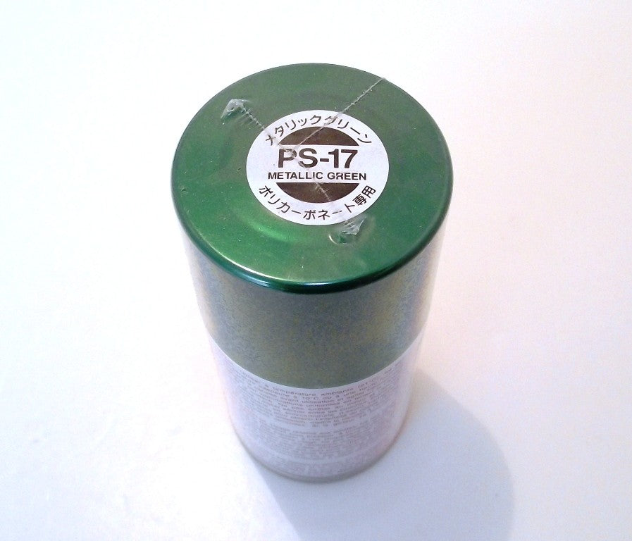 PS-17 TAMIYA POLYCARBONATE SPRAY PAINT METALLIC GREEN