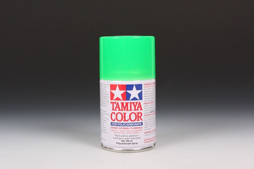 PS-28 TAMIYA POLYCARBONATE SPRAY PAINT FLUORO GREEN