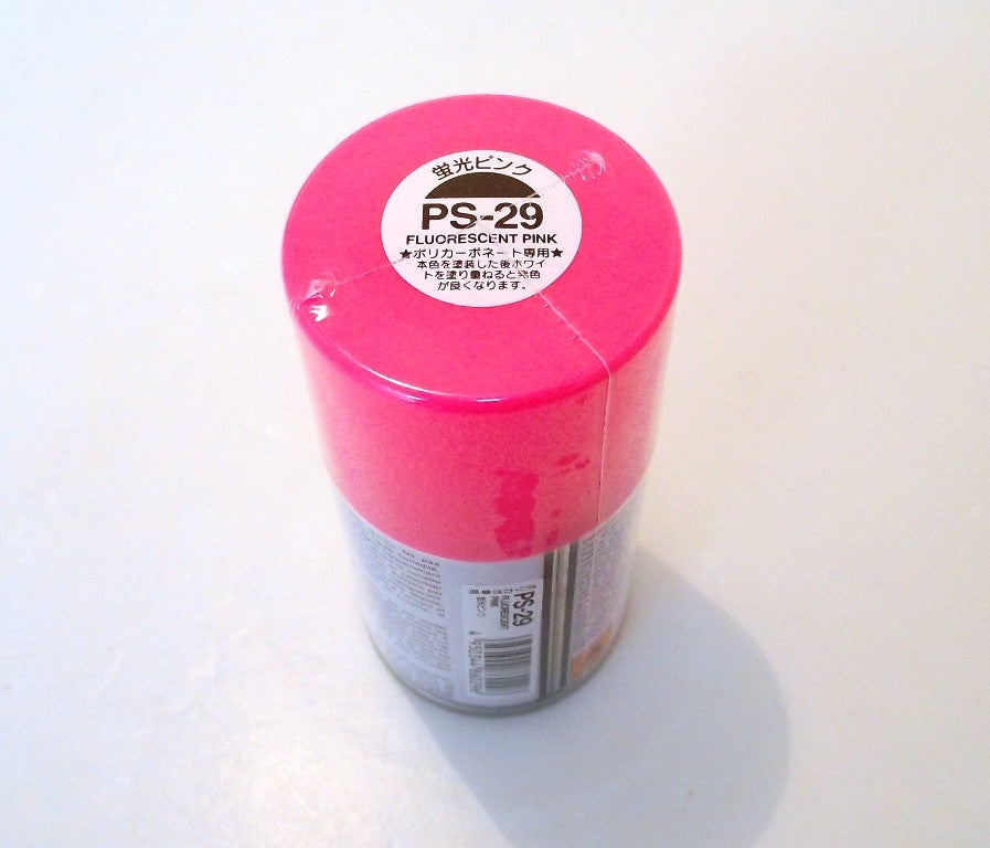 PS-29 TAMIYA POLYCARBONATE SPRAY PAINT FLUOR PINK