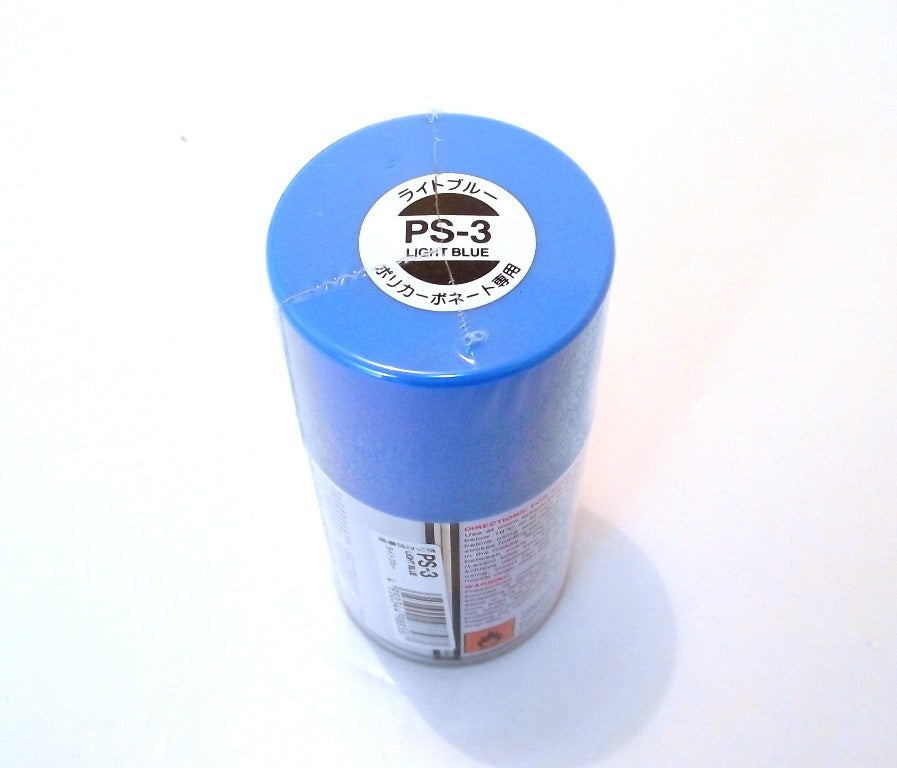 PS-3 TAMIYA POLYCARBONATE SPRAY PAINT LIGHT BLUE