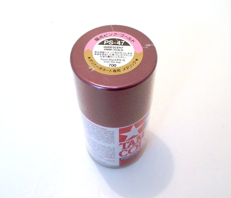 PS-47 TAMIYA POLYCARBONATE SPRAY PAINT PINK/GOLD