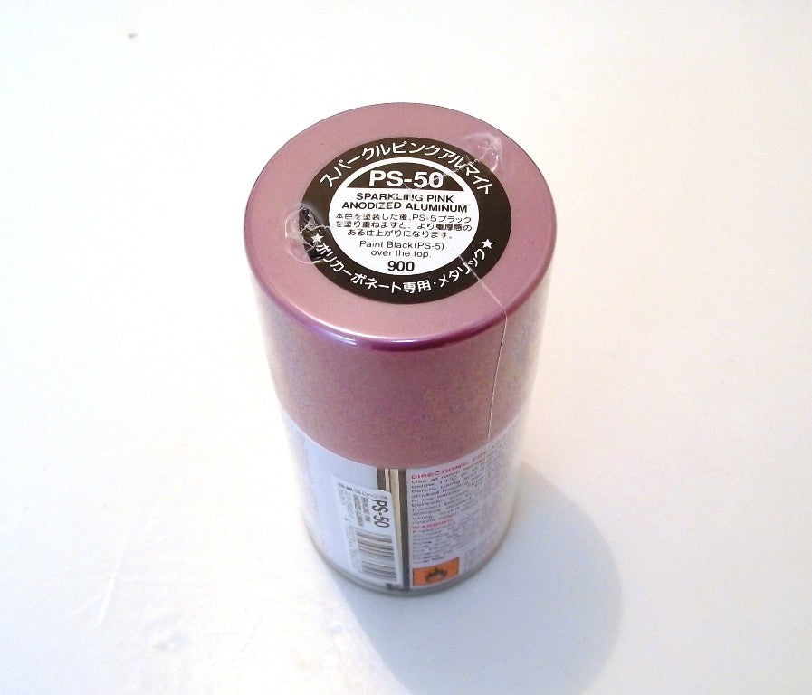 PS-50 TAMIYA POLYCARBONATE SPRAY PAINT MTLLC RED