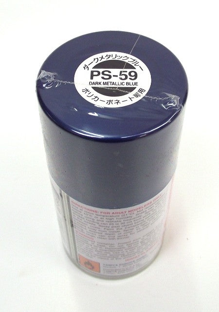 PS-59 TAMIYA POLYCARBONATE SPRAY PAINT DARK METALIC BLUE