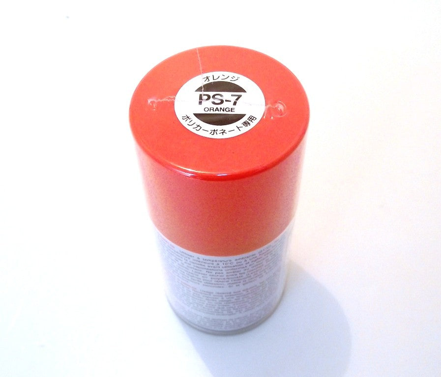 PS-7 TAMIYA POLYCARBONATE SPRAY PAINT ORANGE