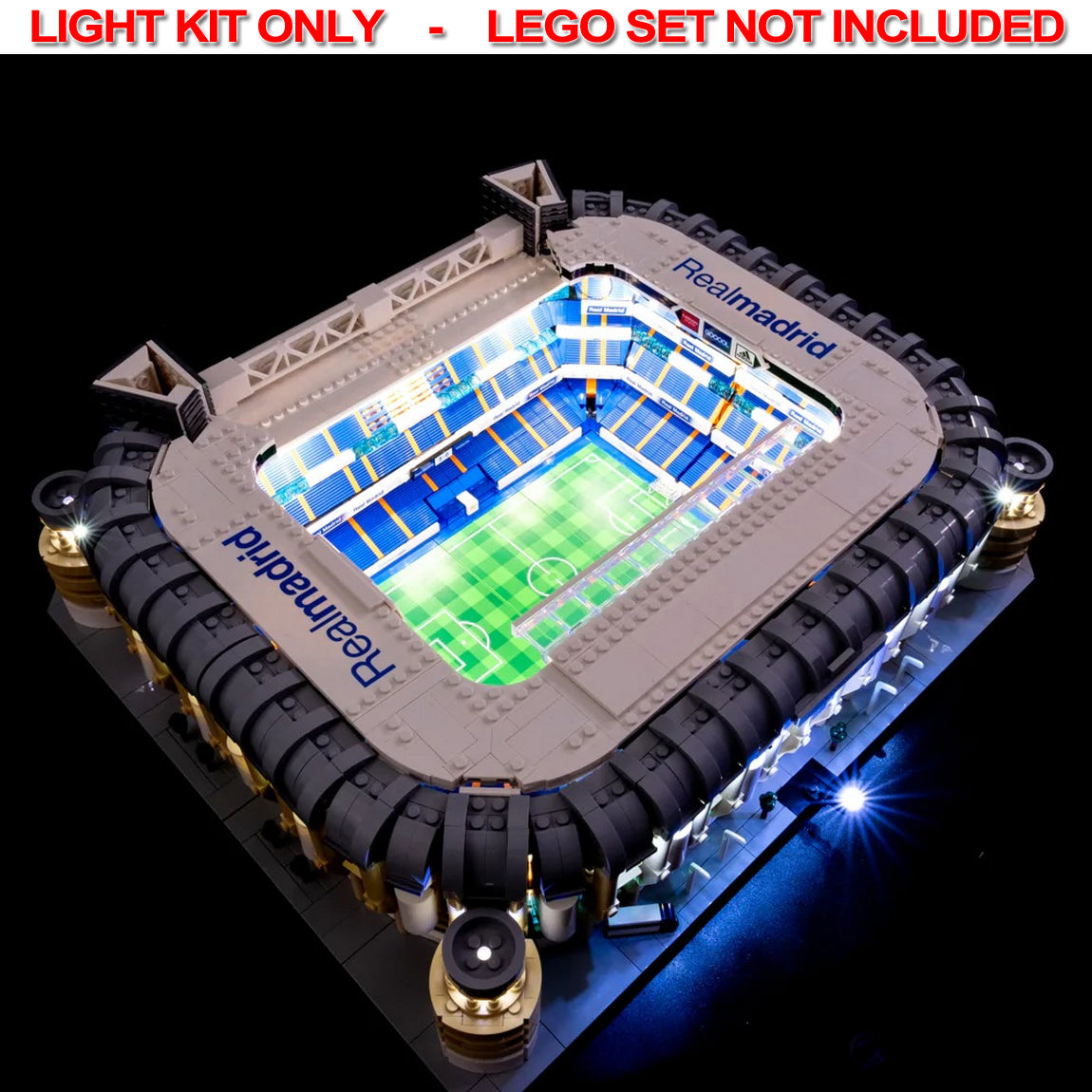 Light My Bricks - LIGHT KIT for LEGO® Real Madrid - Santiago Bernabeu Stadium 10299