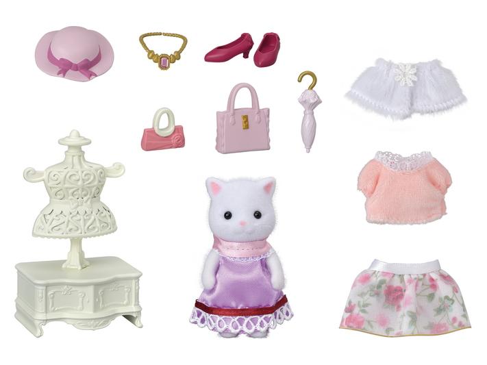 Sylvanian Families - Fashion Playset Town Girl Persian Cat