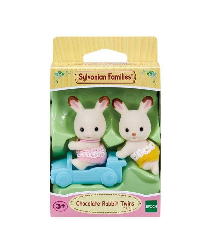 Sylvanian Families - Chocolate Rabbit Twins Playset