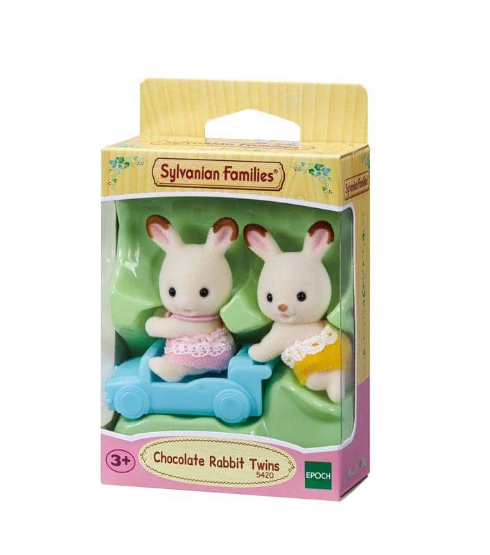 Sylvanian Families - Chocolate Rabbit Twins Playset