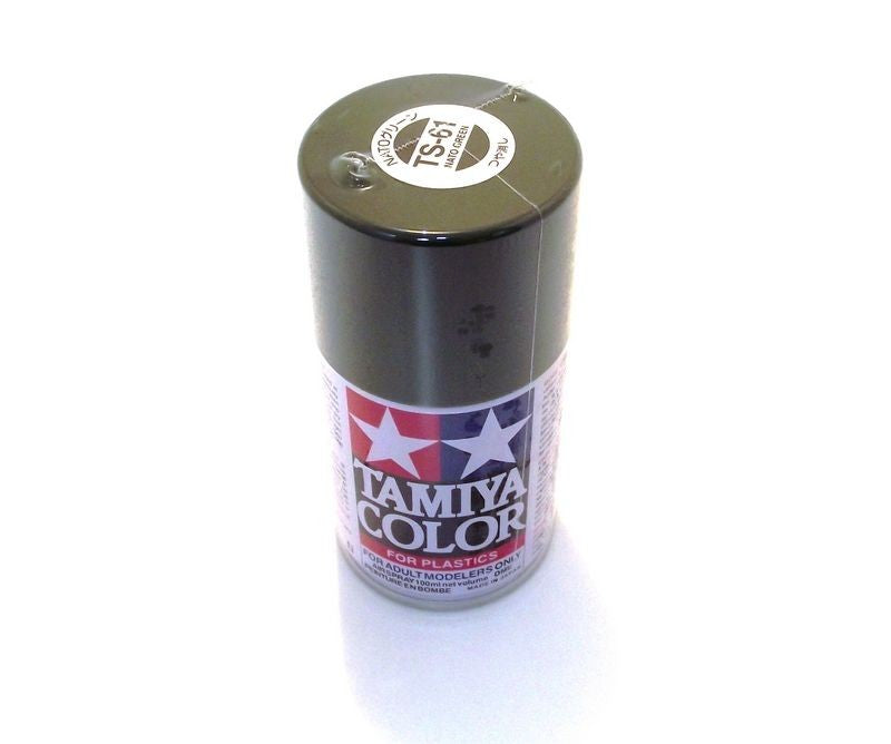 TS-61 TAMIYA ACRYLIC SPRAY PAINT NATO GREEN