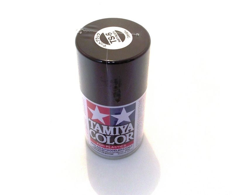 TS-6 TAMIYA ACRYLIC SPRAY PAINT MATT BLACK