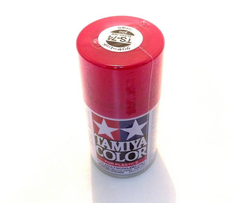 TS-74 TAMIYA ACRYLIC SPRAY PAINT CLEAR RED
