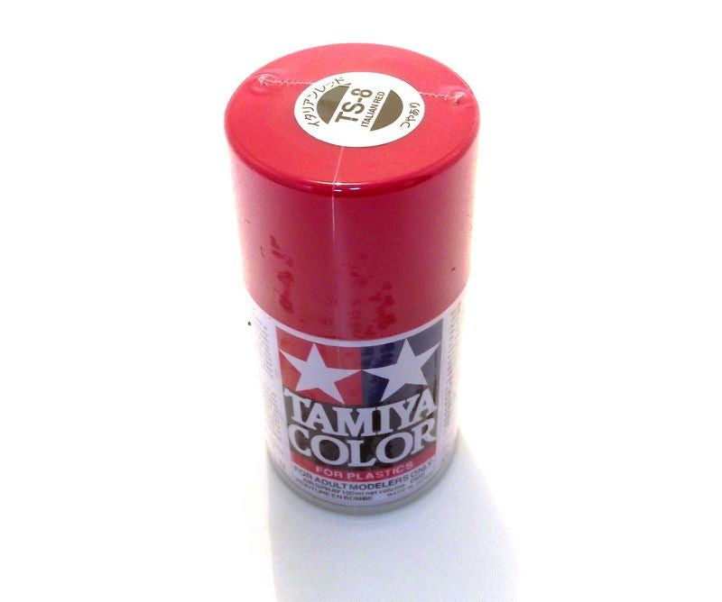 TS-8 TAMIYA ACRYLIC SPRAY PAINT ITALIAN RED