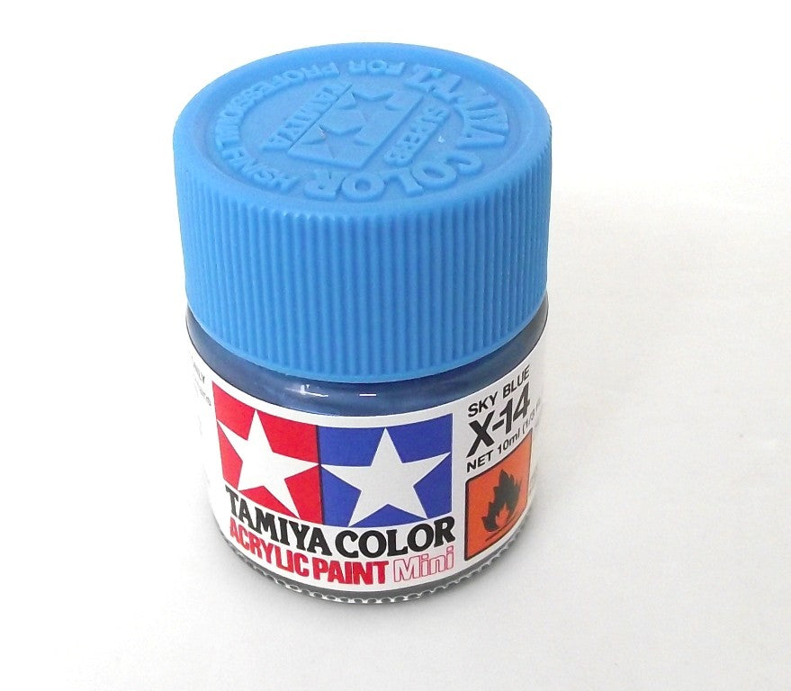 X-14 TAMIYA ACRYLIC PAINT SKY BLUE (GLOSS)
