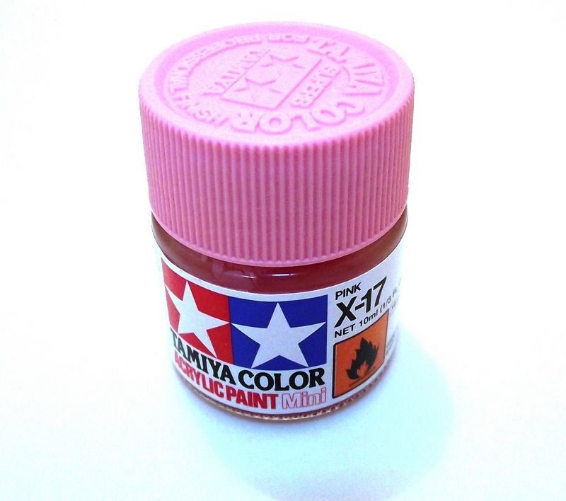 X-17 TAMIYA ACRYLIC PAINT PINK (GLOSS)