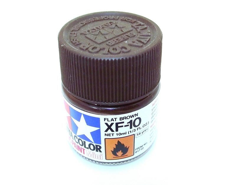XF-10 TAMIYA ACRYLIC PAINT FLAT BROWN