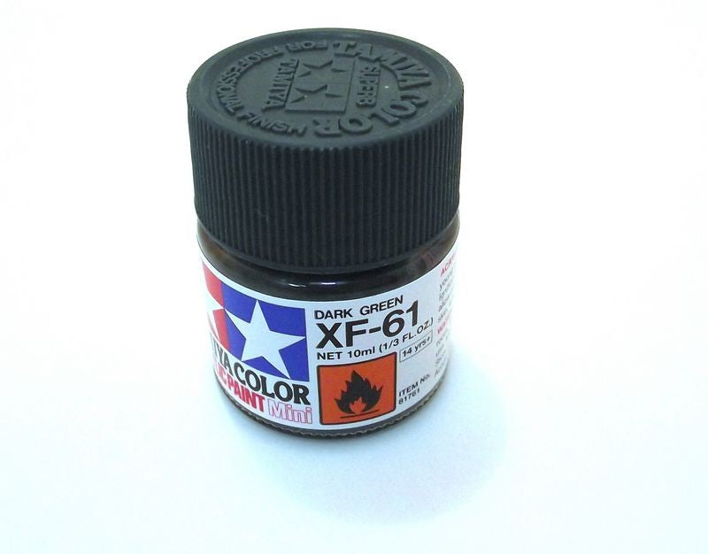 XF-61 TAMIYA ACRYLIC PAINT FLAT DARK GREEN