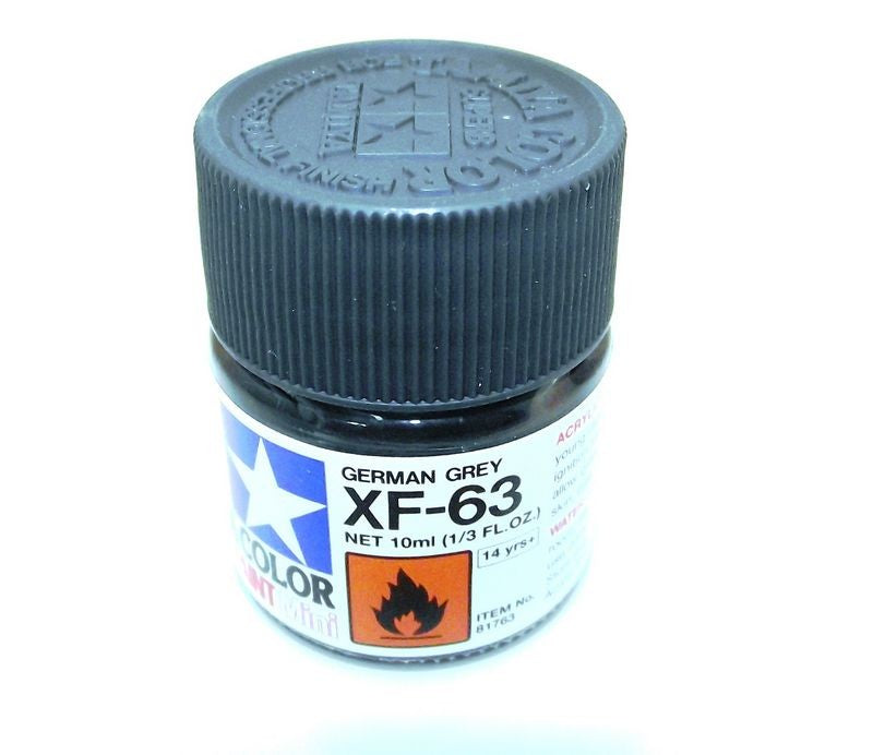 XF-63 TAMIYA ACRYLIC PAINT FLAT GERMAN GREY