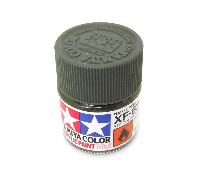 XF-67 TAMIYA ACRYLIC PAINT FLAT NATO GREEN