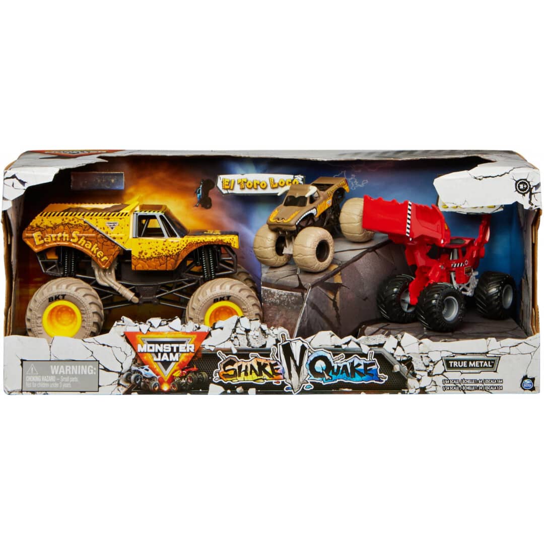 Monster Jam - 1:24 & 1:64 3 Pack - Shake N Quake – Toys and Hobbys ...