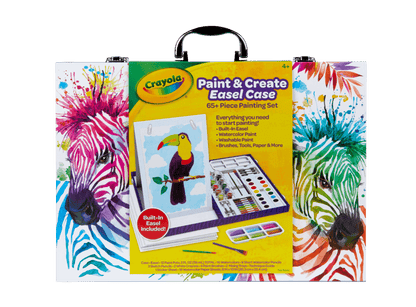 Crayola -  Paint & Create Portable Easel Travel Art Case