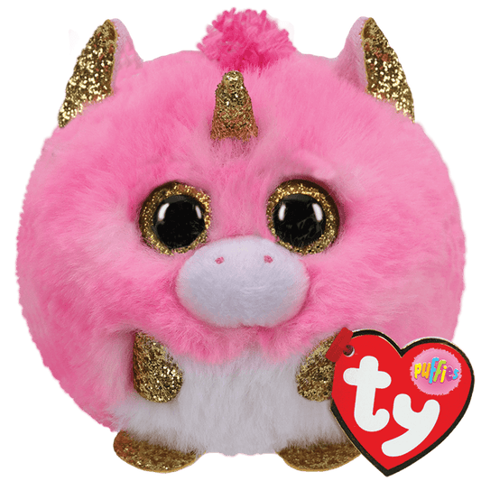 Ty - Beanie Boos - Puffies - Fantasia - Pink Unicorn 10cm